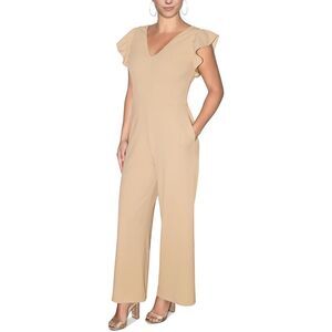 RACHEL Rachel Roy V-Neck Ruffle Sleeve Jumpsuit